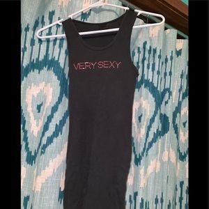victoria’s secret rhinestone very sexy tank top